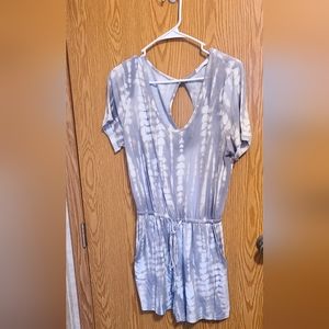 CBRAND Tie Dye Romper Key Hole Back